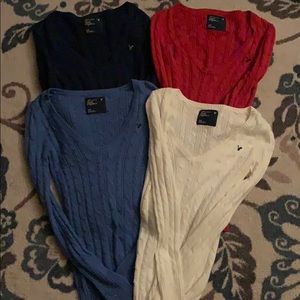(4) American Eagle sweaters S